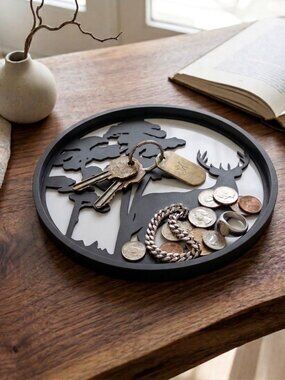Deer Hunting Outdoor Catchall Tray - Key & Jewelry Holder